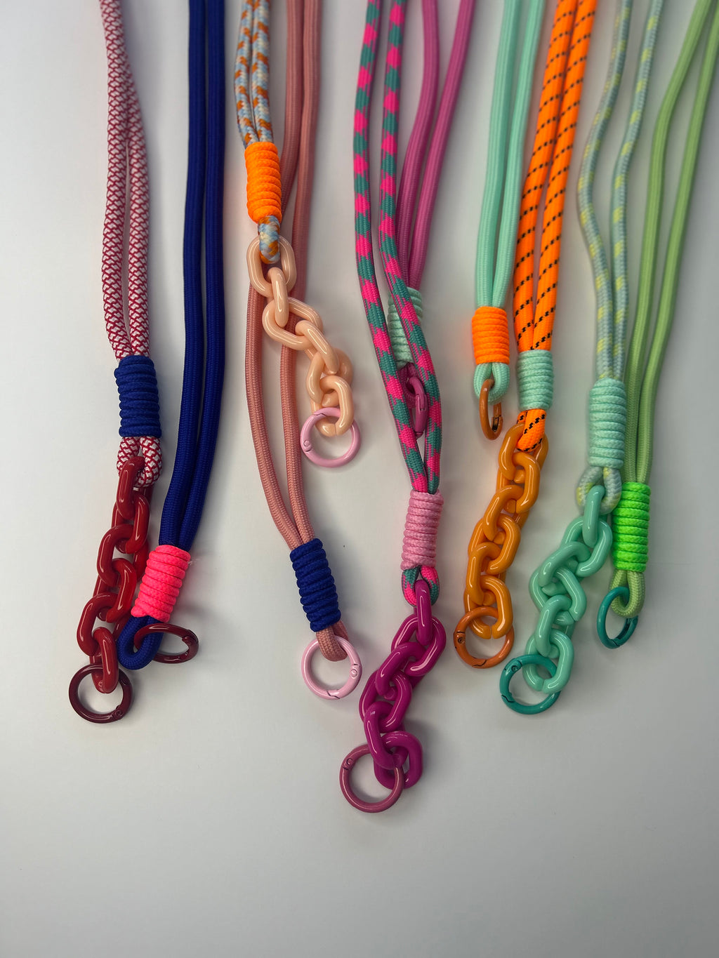 Orange & Green Phone Lanyard