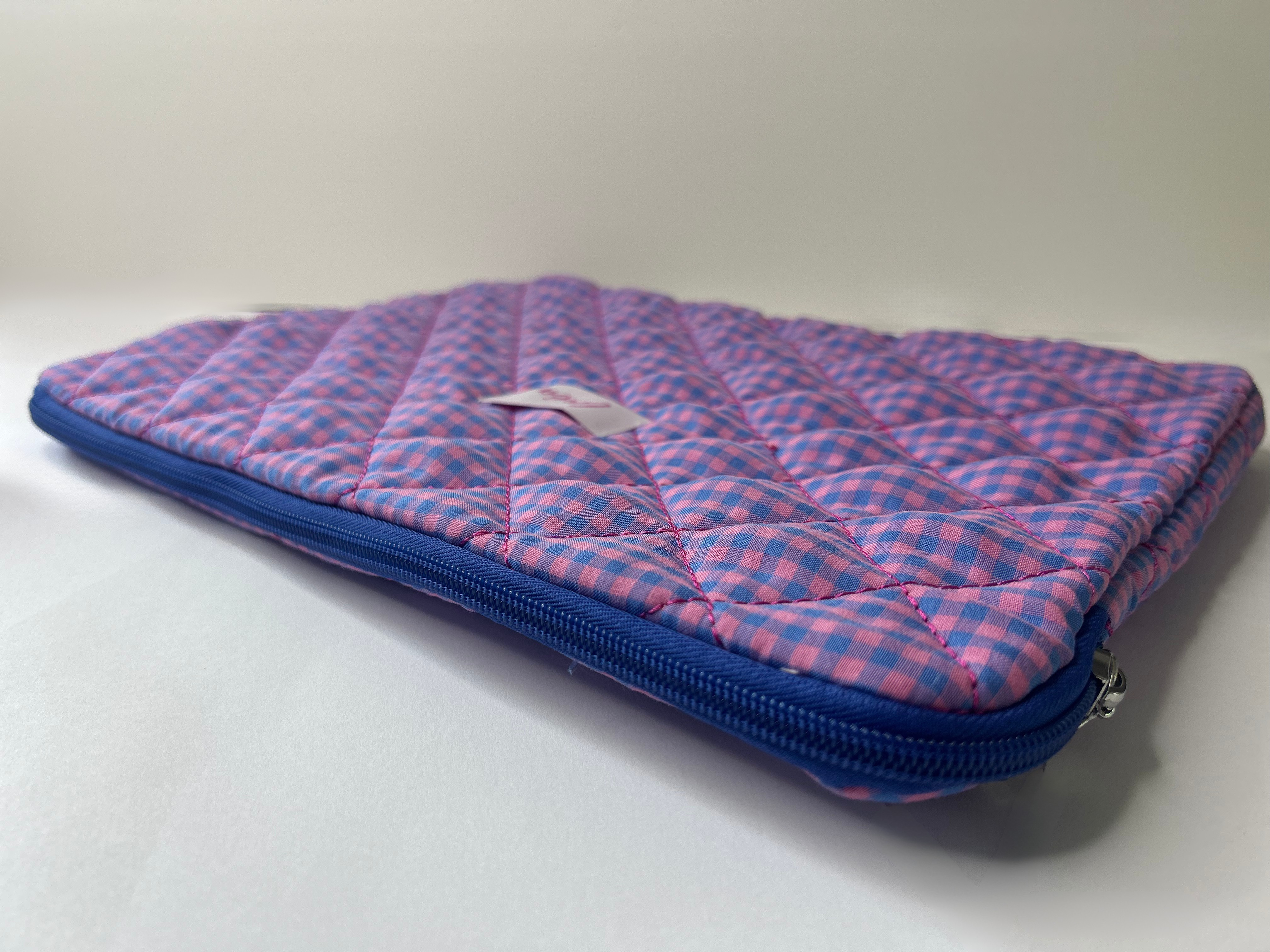 Purple Gingham Laptop Sleeve