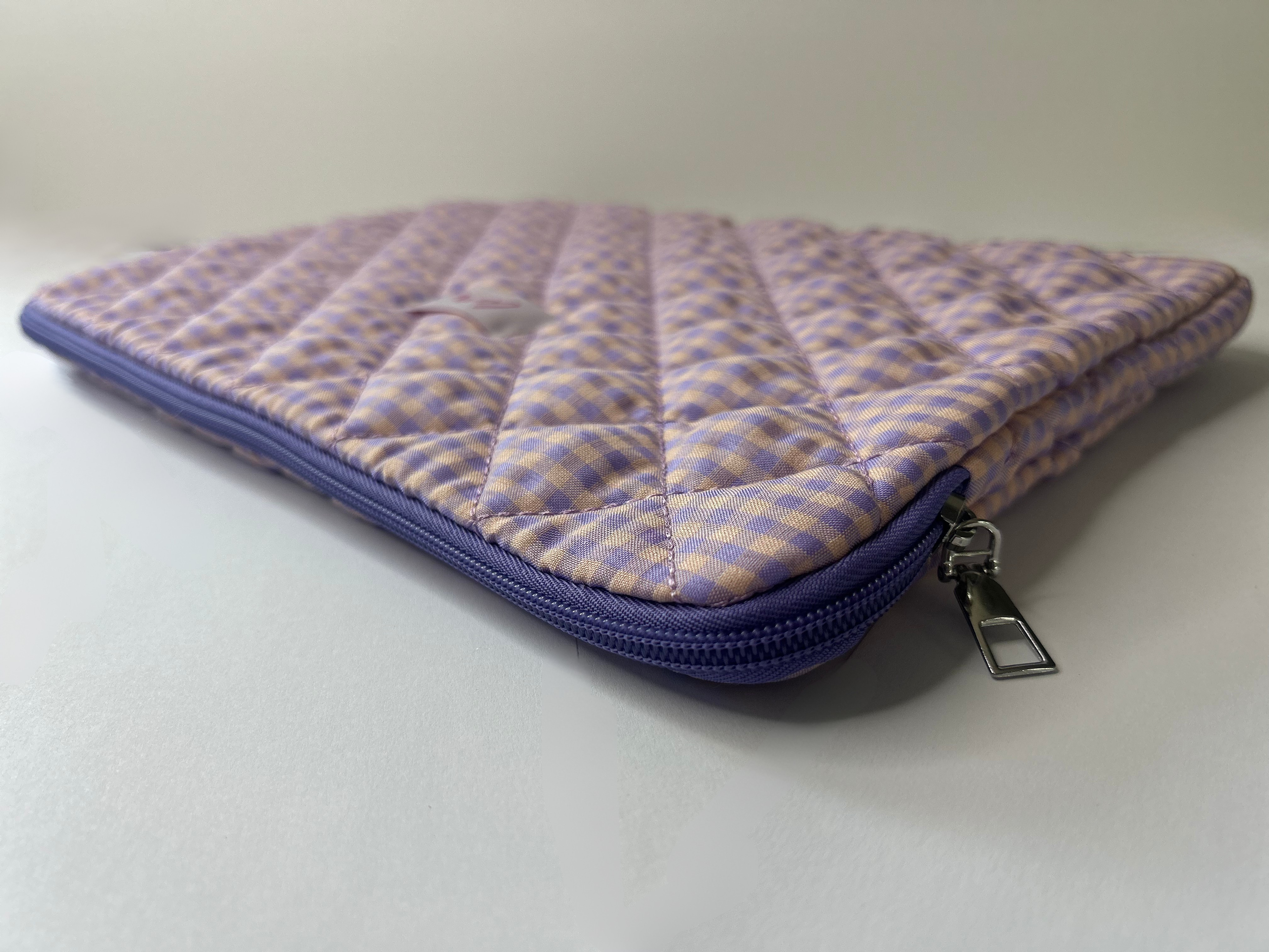 Pink Gingham Laptop Sleeve
